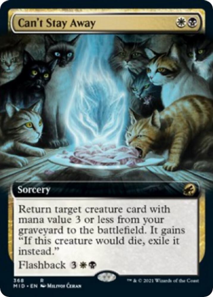 Can't Stay Away (Extended Art) [Innistrad: Midnight Hunt] 368