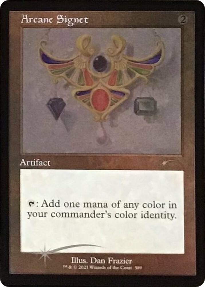 Arcane Signet (589) (Foil Etched) [Secret Lair Drop Series] 589