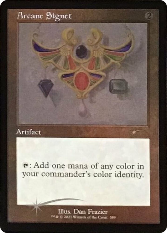 Arcane Signet (589) (Foil Etched) [Secret Lair Drop Series] 589