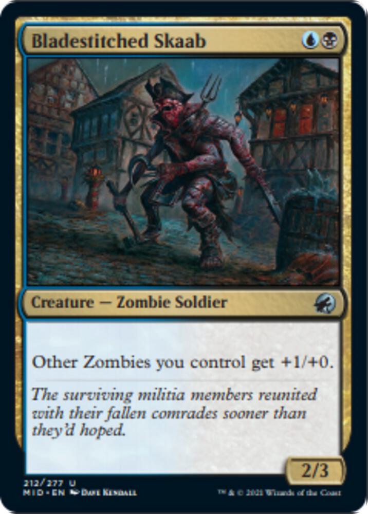 Bladestitched Skaab [Innistrad: Midnight Hunt] 212