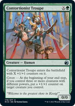 Contortionist Troupe [Innistrad: Midnight Hunt] 178