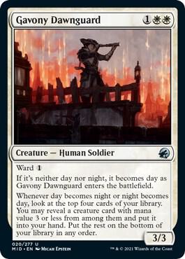 Gavony Dawnguard [Innistrad: Midnight Hunt] 20