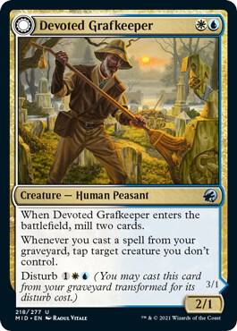 Devoted Grafkeeper [Innistrad: Midnight Hunt] 218