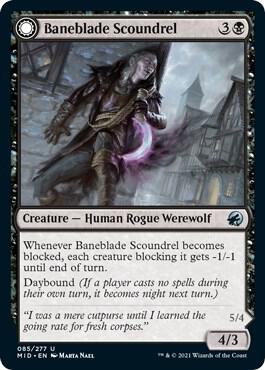 Baneblade Scoundrel [Innistrad: Midnight Hunt] 85