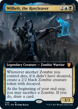 Wilhelt, the Rotcleaver (Extended Art) [Commander: Innistrad: Midnight Hunt] 40