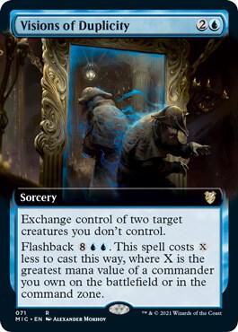 Visions of Duplicity (Extended Art) [Commander: Innistrad: Midnight Hunt] 71