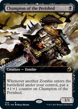 Champion of the Perished (Extended Art) [Innistrad: Midnight Hunt] 344