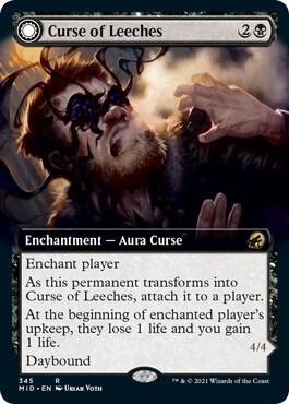 Curse of Leeches (Extended Art) [Innistrad: Midnight Hunt] 345