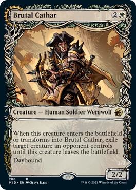 Brutal Cathar (Showcase) [Innistrad: Midnight Hunt] 286