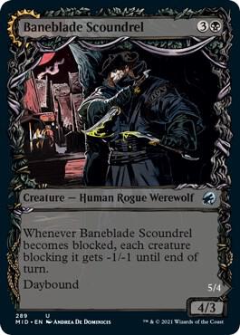 Baneblade Scoundrel (Showcase) [Innistrad: Midnight Hunt] 289