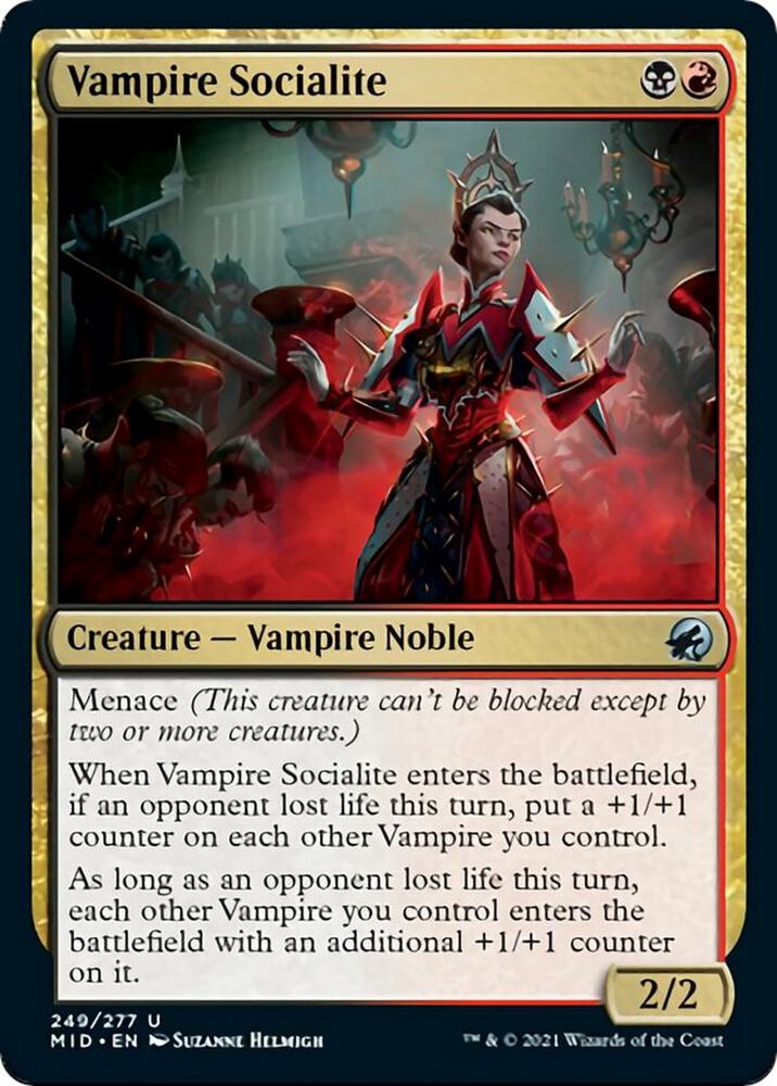 Vampire Socialite [Innistrad: Midnight Hunt] 249