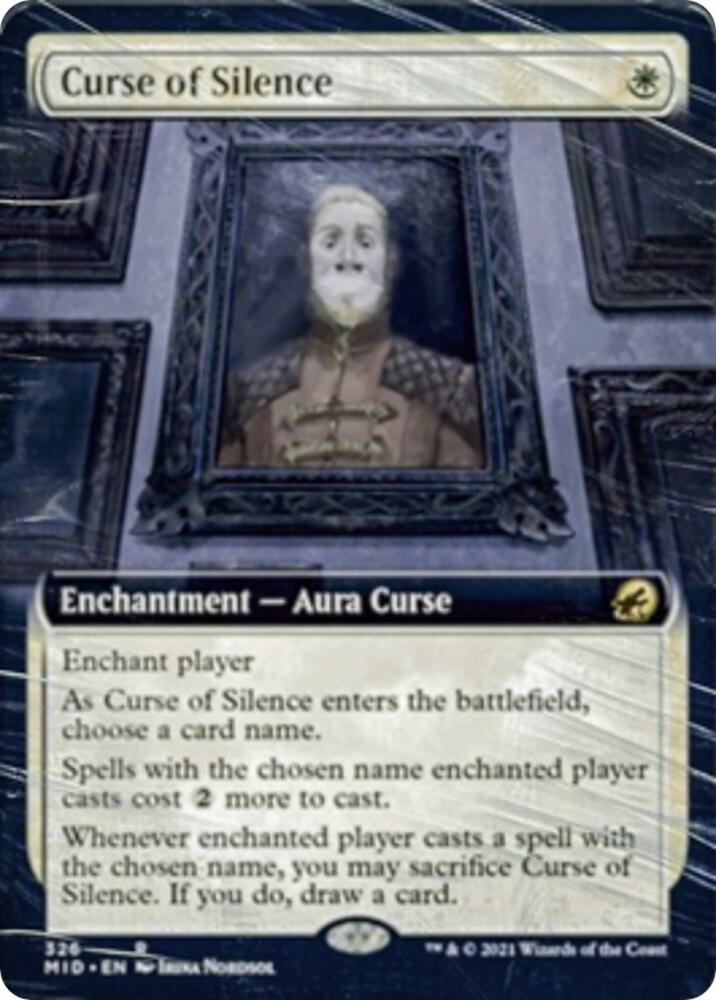 Curse of Silence (Extended Art) [Innistrad: Midnight Hunt] 326