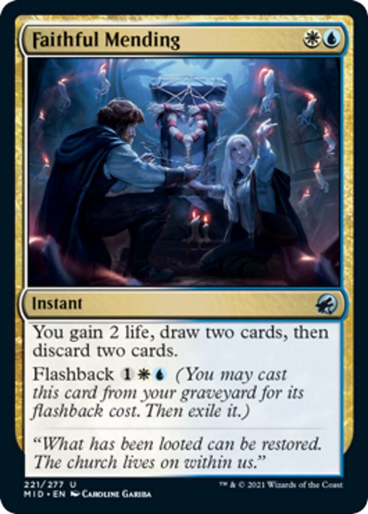Faithful Mending [Innistrad: Midnight Hunt] 221
