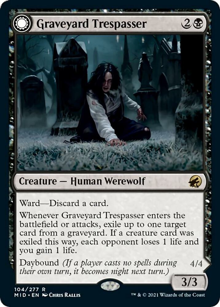 Graveyard Trespasser [Innistrad: Midnight Hunt] 104