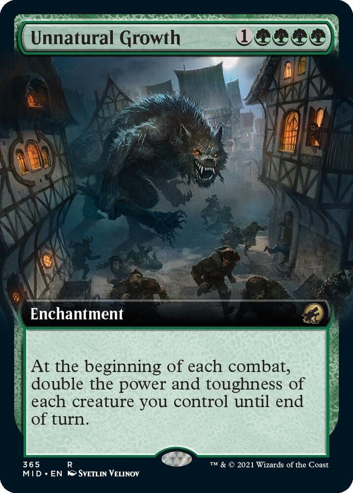 Unnatural Growth (Extended Art) [Innistrad: Midnight Hunt] 365