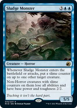 Sludge Monster [Innistrad: Midnight Hunt] 76