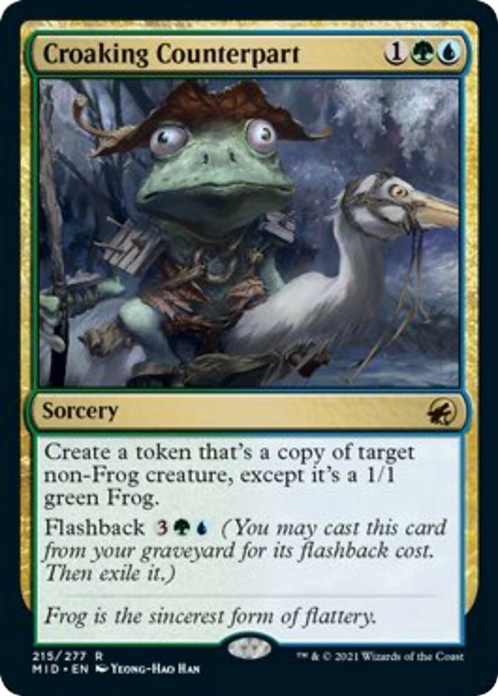 Croaking Counterpart [Innistrad: Midnight Hunt] 215