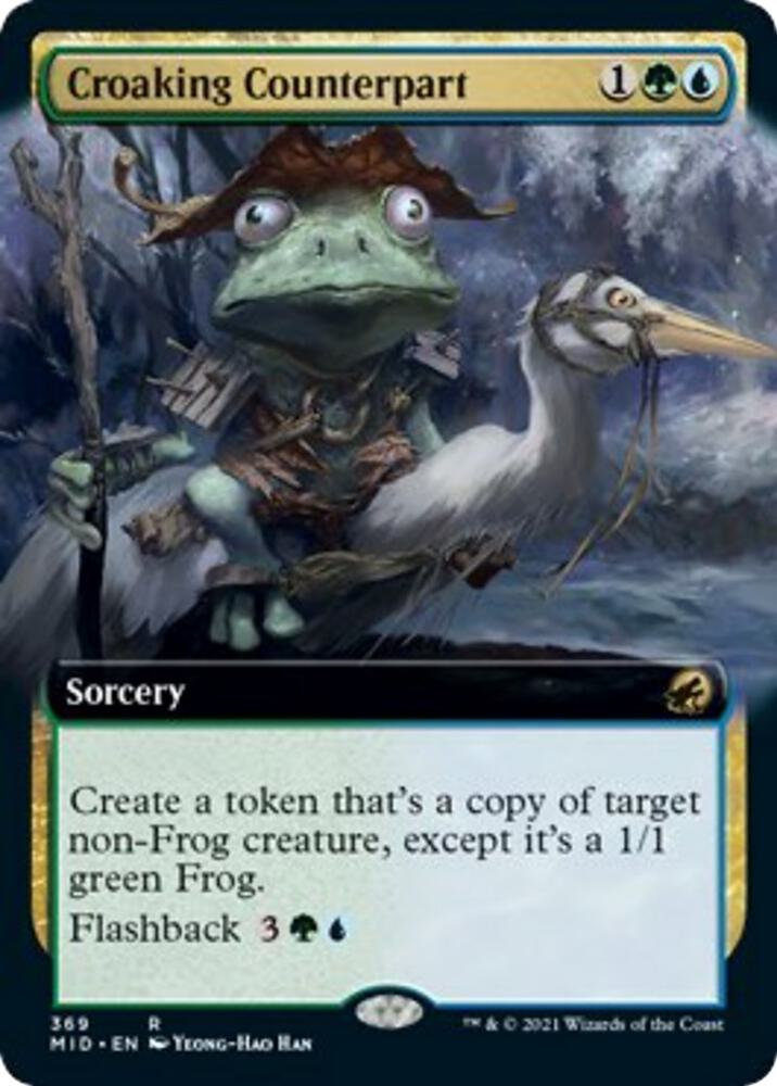 Croaking Counterpart (Extended Art) [Innistrad: Midnight Hunt] 369