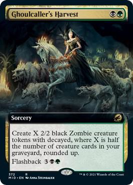 Ghoulcaller's Harvest (Extended Art) [Innistrad: Midnight Hunt] 372