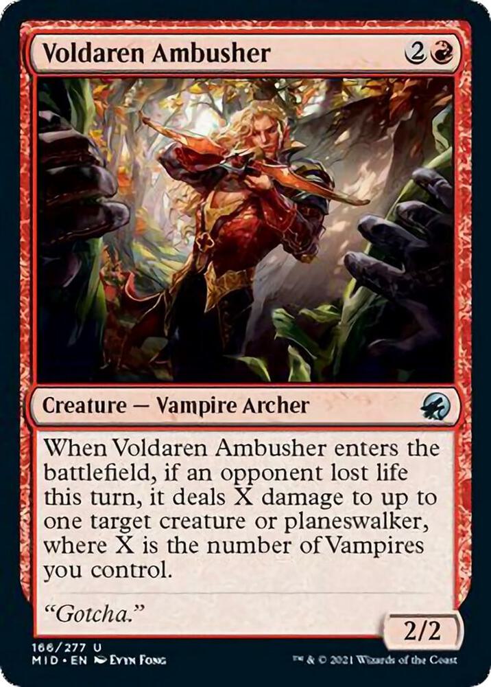 Voldaren Ambusher [Innistrad: Midnight Hunt] 166