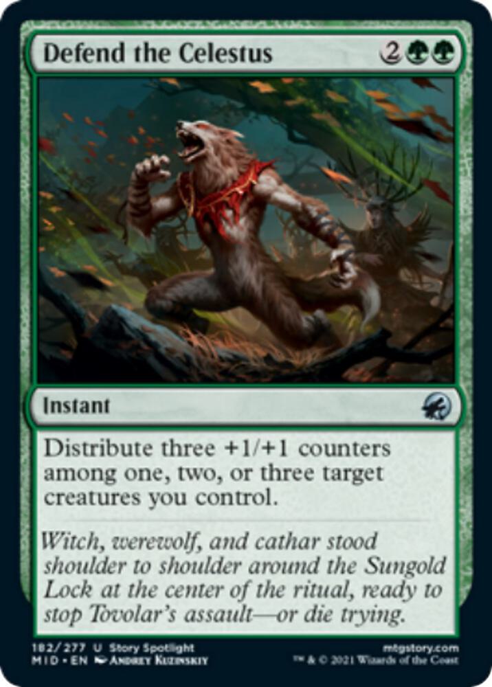Defend the Celestus [Innistrad: Midnight Hunt] 182