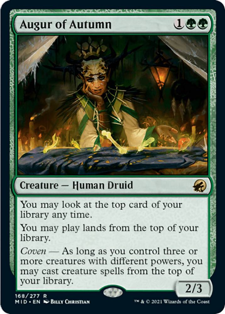 Augur of Autumn [Innistrad: Midnight Hunt] 168