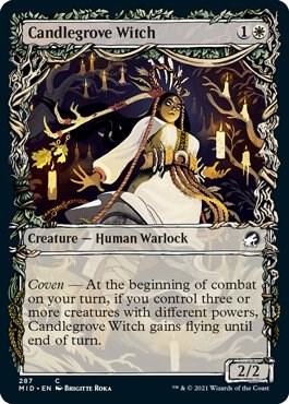 Candlegrove Witch (Showcase) [Innistrad: Midnight Hunt] 287
