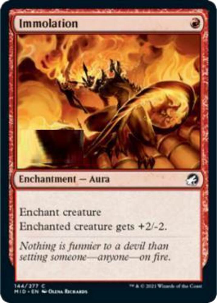Immolation [Innistrad: Midnight Hunt] 144
