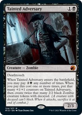 Tainted Adversary [Innistrad: Midnight Hunt] 124