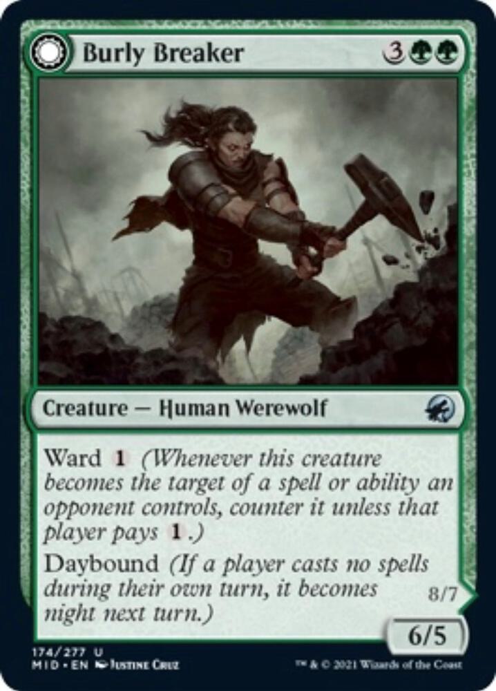 Burly Breaker [Innistrad: Midnight Hunt] 174