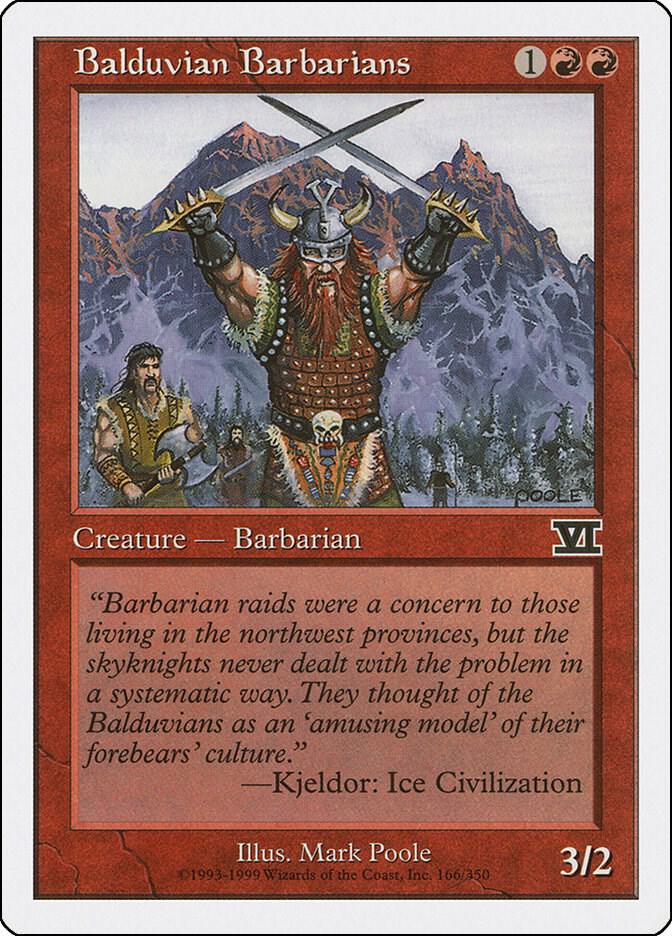 Balduvian Barbarians [Classic Sixth Edition] 166