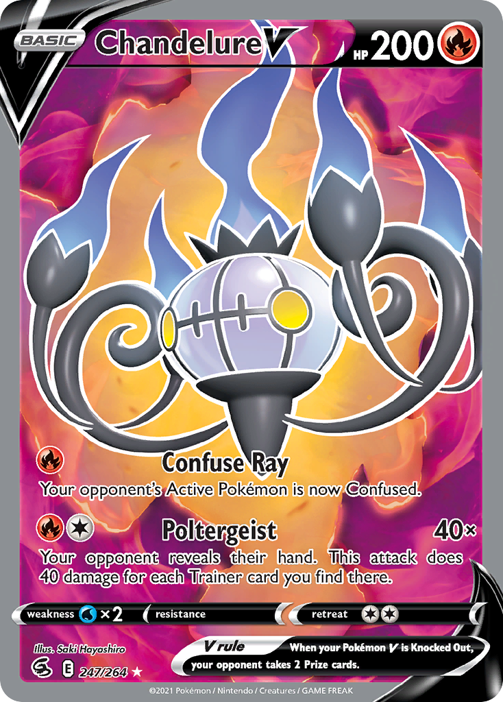 Chandelure V - 247/264 Fusion Strike