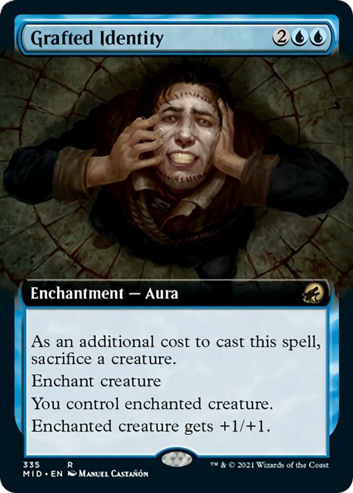 Grafted Identity (Extended Art) [Innistrad: Midnight Hunt] 335