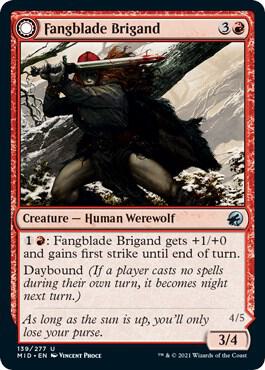 Fangblade Brigand [Innistrad: Midnight Hunt] 139