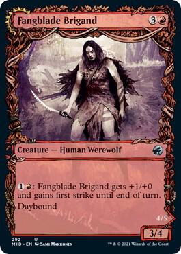 Fangblade Brigand (Showcase) [Innistrad: Midnight Hunt] 292