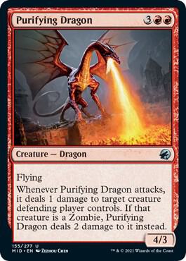 Purifying Dragon [Innistrad: Midnight Hunt] 155