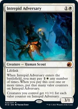Intrepid Adversary [Innistrad: Midnight Hunt] 25