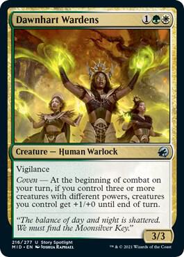 Dawnhart Wardens [Innistrad: Midnight Hunt] 216