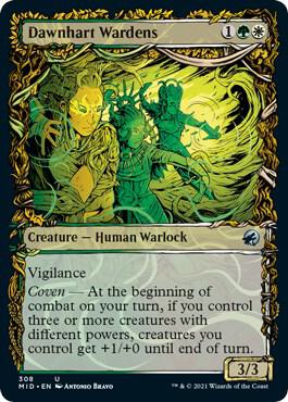 Dawnhart Wardens (Showcase) [Innistrad: Midnight Hunt] 308