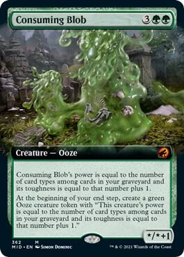 Consuming Blob (Extended Art) [Innistrad: Midnight Hunt] 362