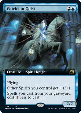 Patrician Geist (Extended Art) [Innistrad: Midnight Hunt] 338