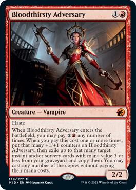 Bloodthirsty Adversary [Innistrad: Midnight Hunt] 129
