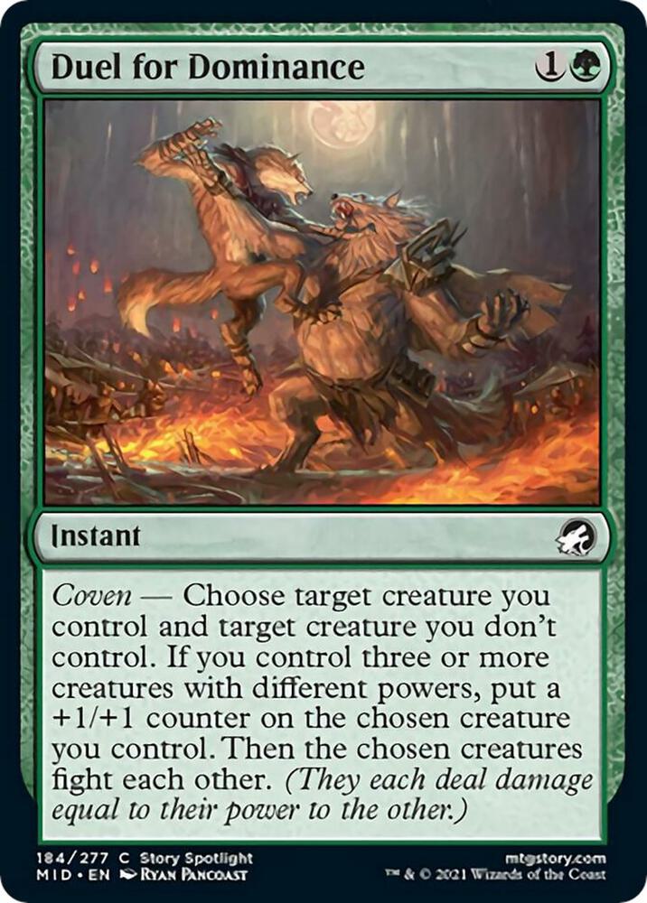 Duel for Dominance [Innistrad: Midnight Hunt] 184