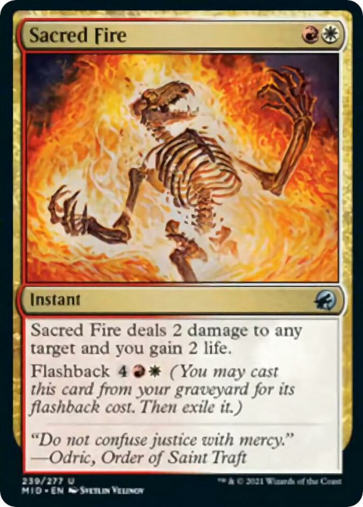 Sacred Fire [Innistrad: Midnight Hunt] 239