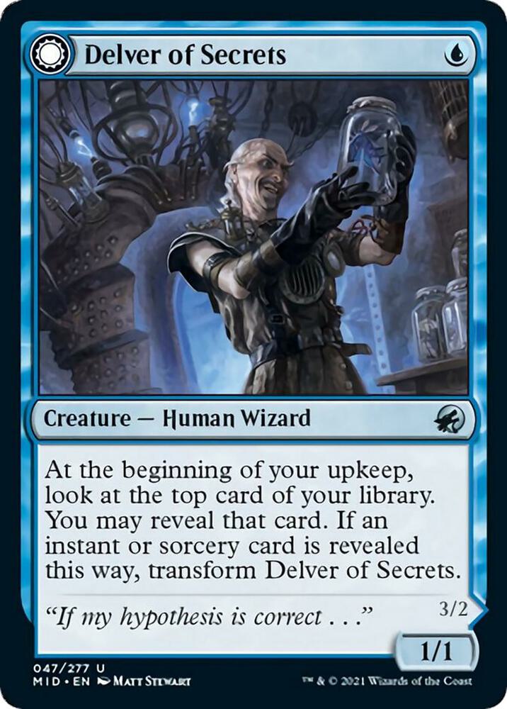 Delver of Secrets [Innistrad: Midnight Hunt] 47