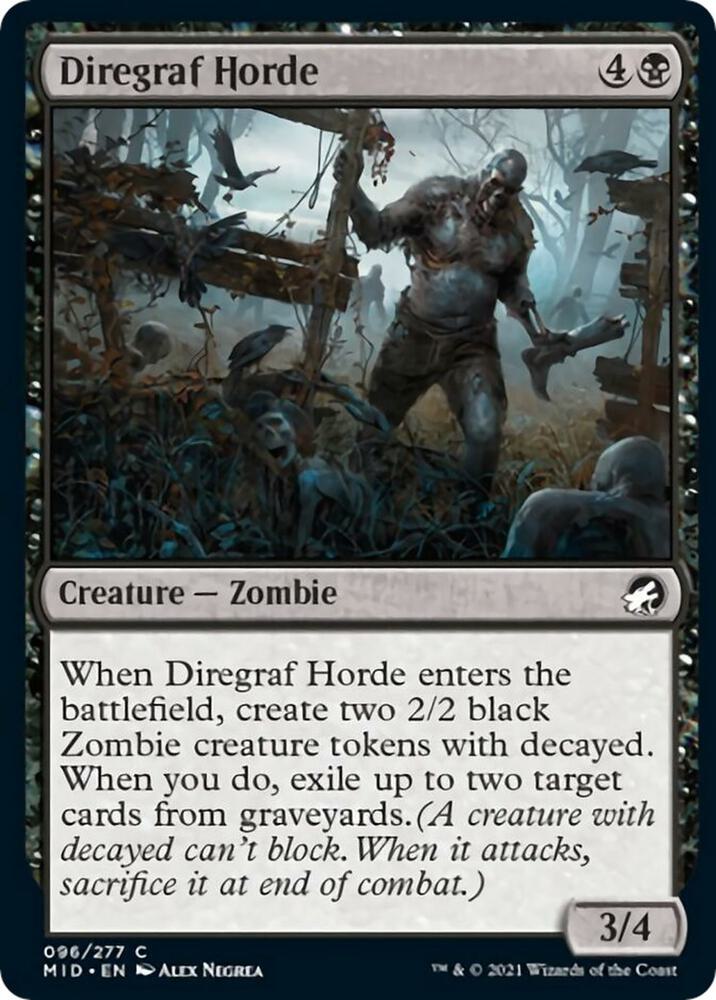 Diregraf Horde [Innistrad: Midnight Hunt] 96