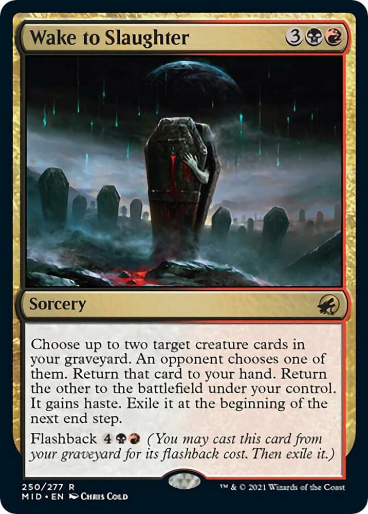 Wake to Slaughter [Innistrad: Midnight Hunt] 250