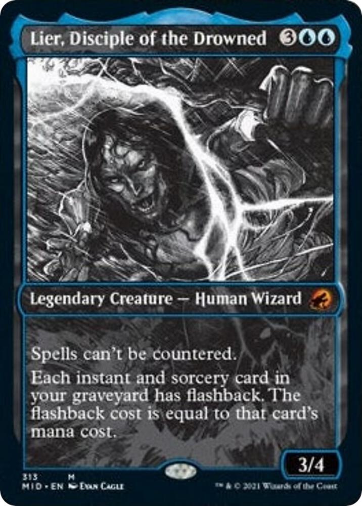 Lier, Disciple of the Drowned (Showcase) [Innistrad: Midnight Hunt] 313
