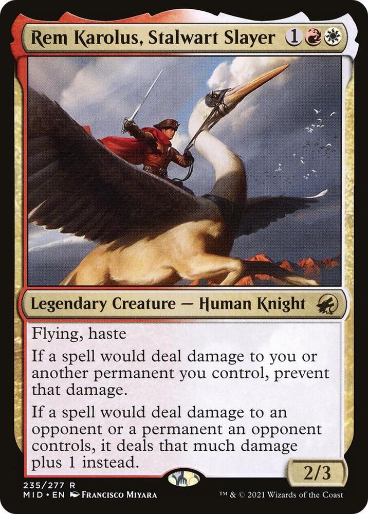 Rem Karolus, Stalwart Slayer [Innistrad: Midnight Hunt] 235