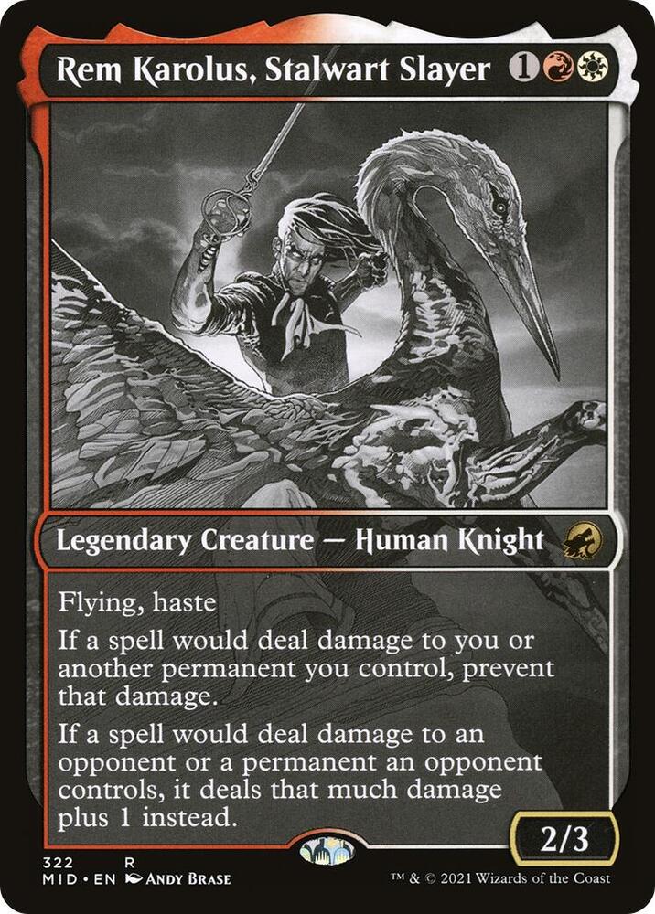 Rem Karolus, Stalwart Slayer (Showcase) [Innistrad: Midnight Hunt] 322